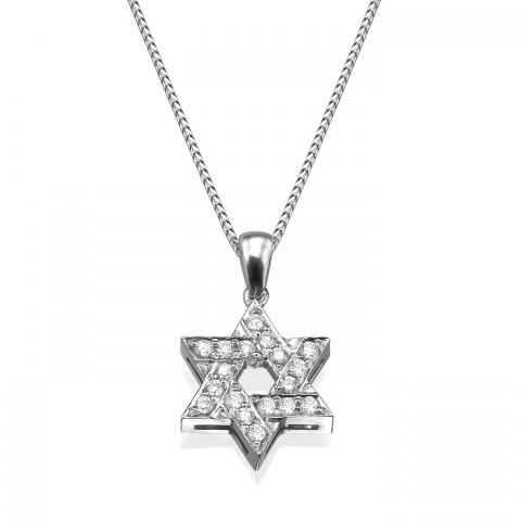 Star of David diamond pedant