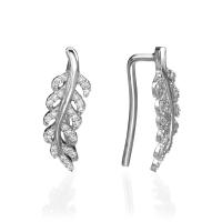 Leaf climbers earrings